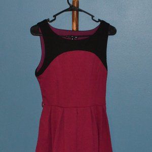 Double Zero Dress, Medium, Red and Black Dress